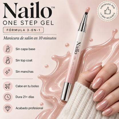 Nailo™ Pen Gel 3-en-1 con Luz UV