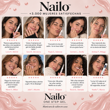 Nailo™ Pen Gel 3-en-1 con Luz UV