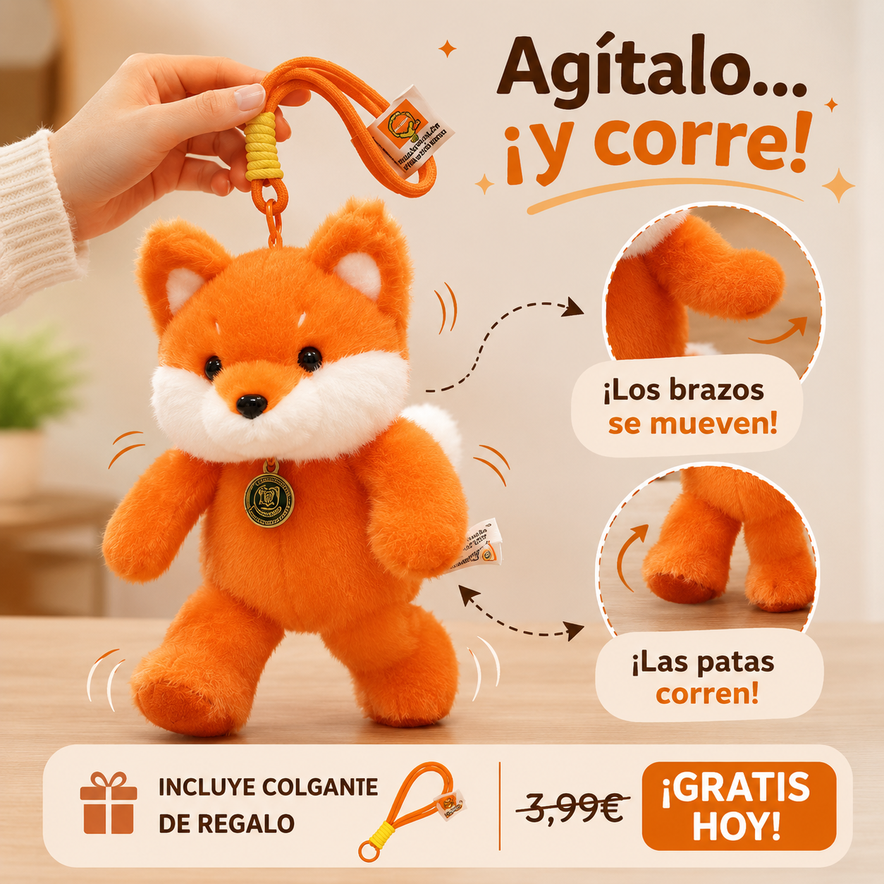 Runny™ El mini peluche que cobra vida